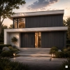 Panel elewacyjny Nordeck Linea 290 x 21,9 cm | Charcoal